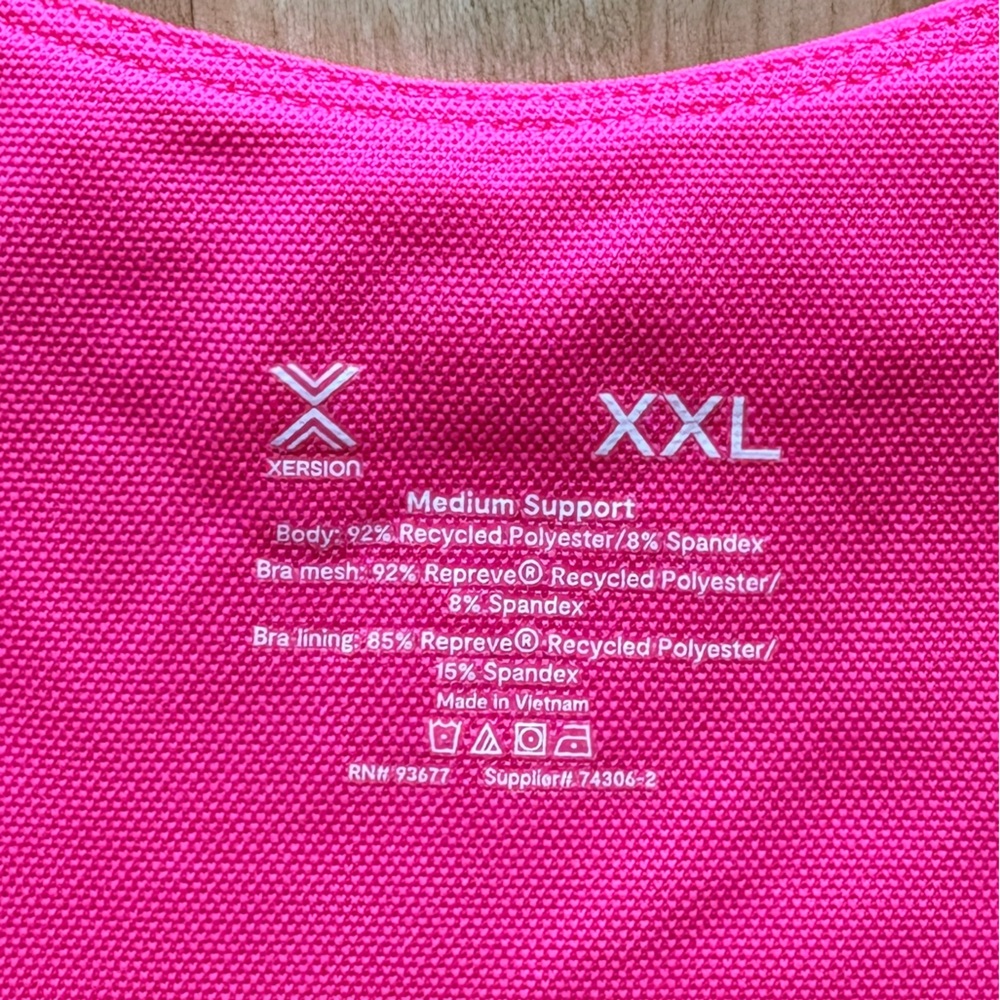 Xersion Hot Pink Sports Bra XXL - Picture 5 of 5